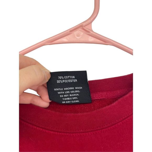 Vail Resort Wear Sweatshirt XS Red Vail Colorado  Crewneck Sweater - Picture 4 of 10